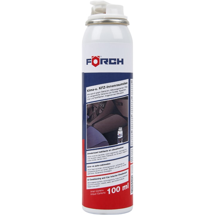Deodorant pentru interiorul autoturismelor impotriva mirosurilor neplacute, elimina si mirosurile de mucegai FOERCH, 100ml