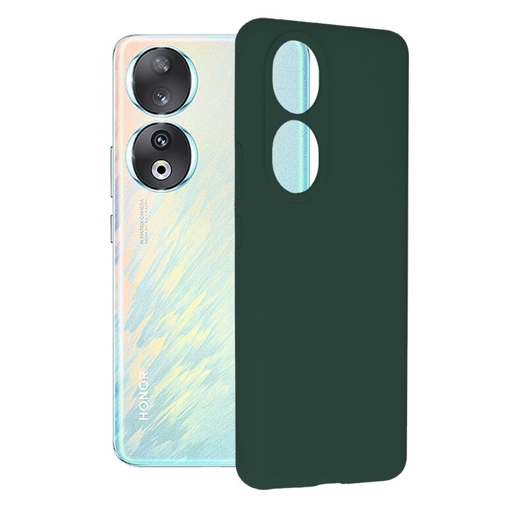 ΠΠ΅ΠΉΡ Π·Π° Honor 90 - Techsuit Soft Edge Silicone - Dark Green