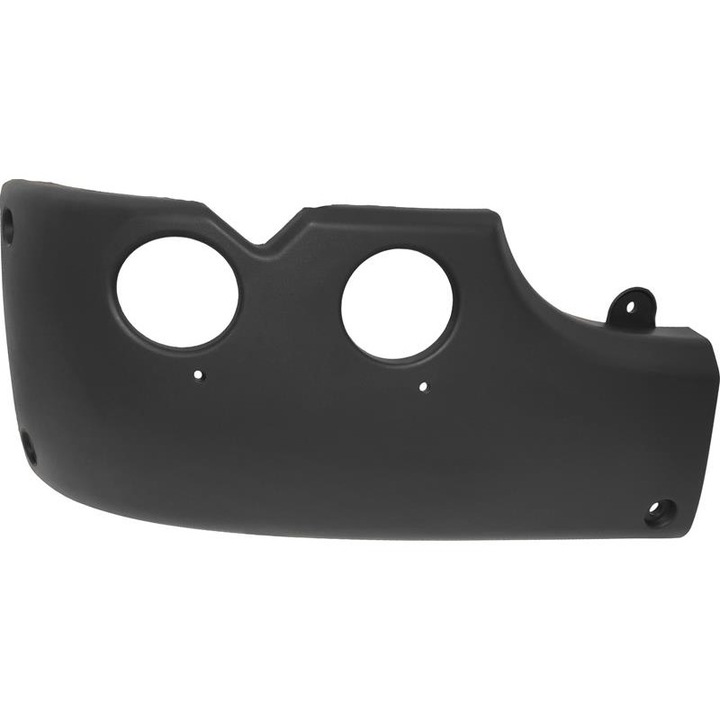 Предна броня, Долна дясна, Пластмасова, Черна