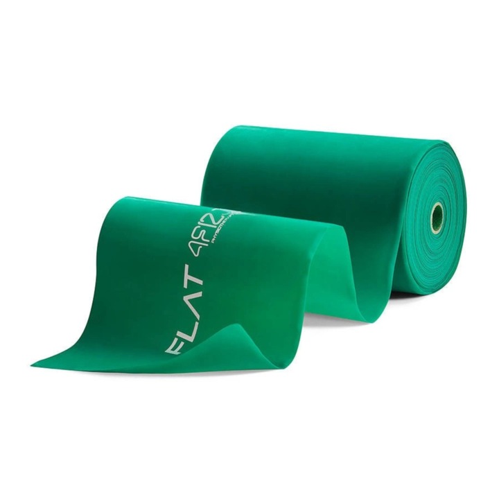Еластична лента за йога, 4Fizjo, зелена