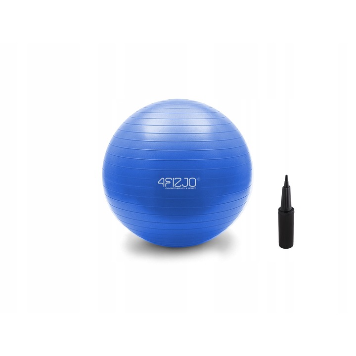Фитнес топка, 4Fizjo, PVC, 85 см, синя