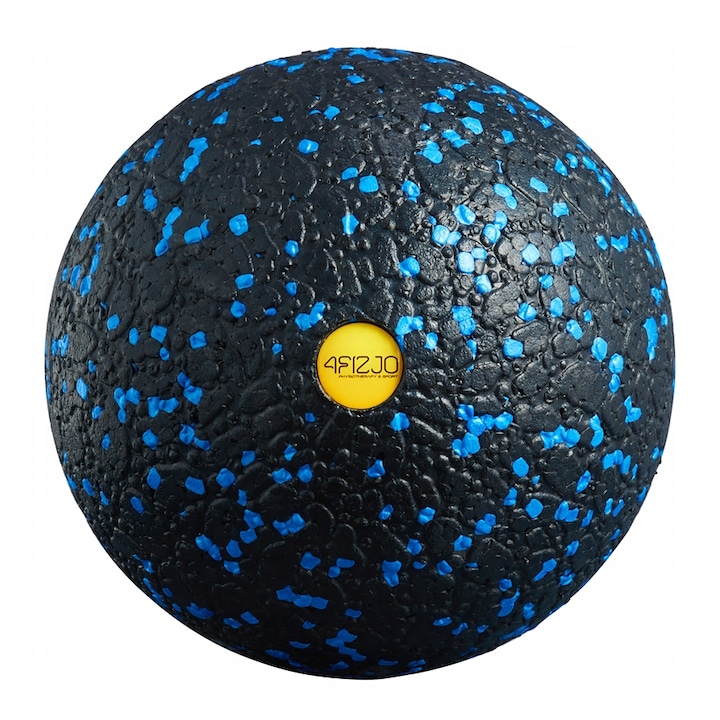 Érzékszervi labda, 4Fizjo, 12 cm, 0,1 kg, Fekete/Kék