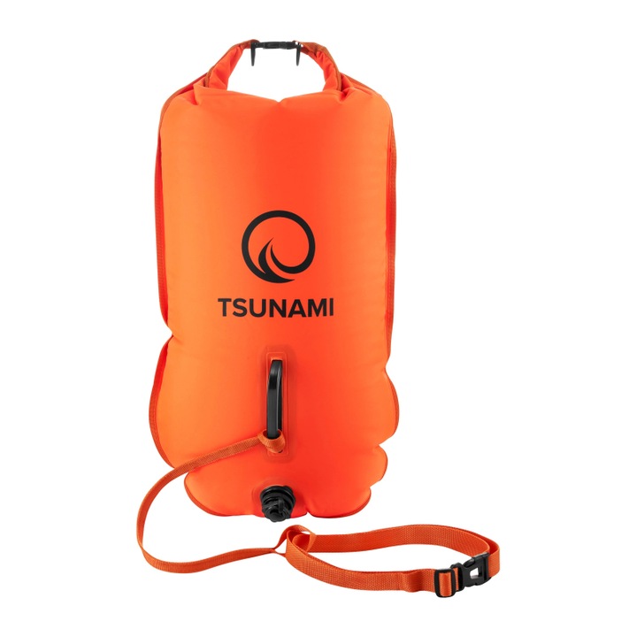 Geamandura multifunctionala, Tsunami, Nylon/PVC, 35 L, Portocaliu