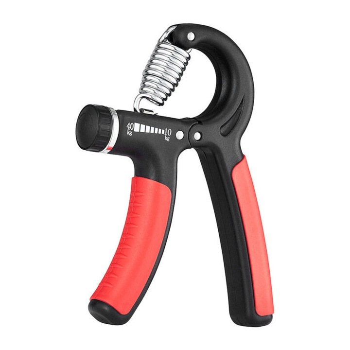 Регулируем флексор за ръце, Тренировки във фитнес зала, Йога, Пилатес, за тренировка на предмишницата, упражнения за възстановяване на ръцете, Физиотерапия, 4FIZJO, Червен Черен