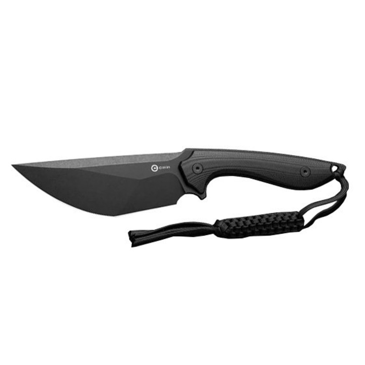 Cutit Edc, Civivi, C21047-1, Lama Din Otel N690, Maner Din G10, Fabricare Robusta, Durata Lunga, Inalta Rezistenta, Utilizare Versatila, Fiabilitate, Teaca Din Kydex, T-Clip Pentru Prindere, 23 Cm, Negru