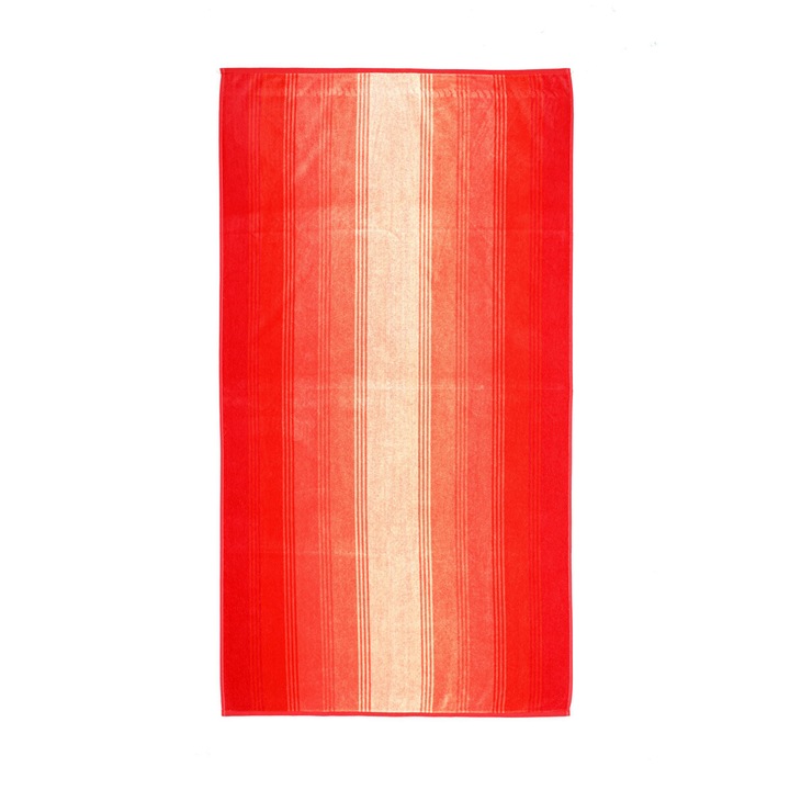 Плажна хавлия Оzdilek Cannes O. Stripe Kohls, корал, 86х162 см