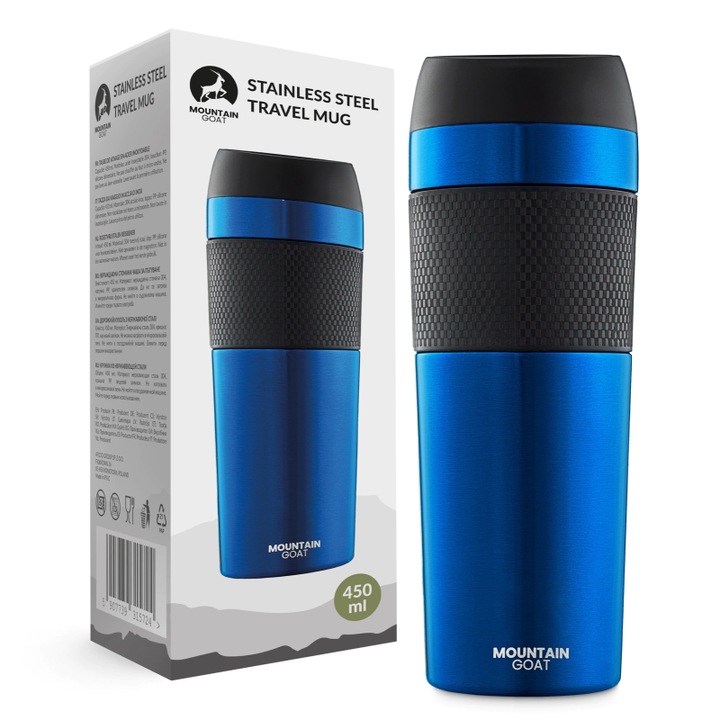 Термо чаша, Mountain Goat, Steel, 400 ml, Blue
