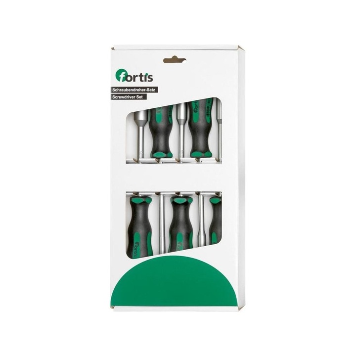 Комплект тръбни отвертки 5-13мм 5 броя Fortis