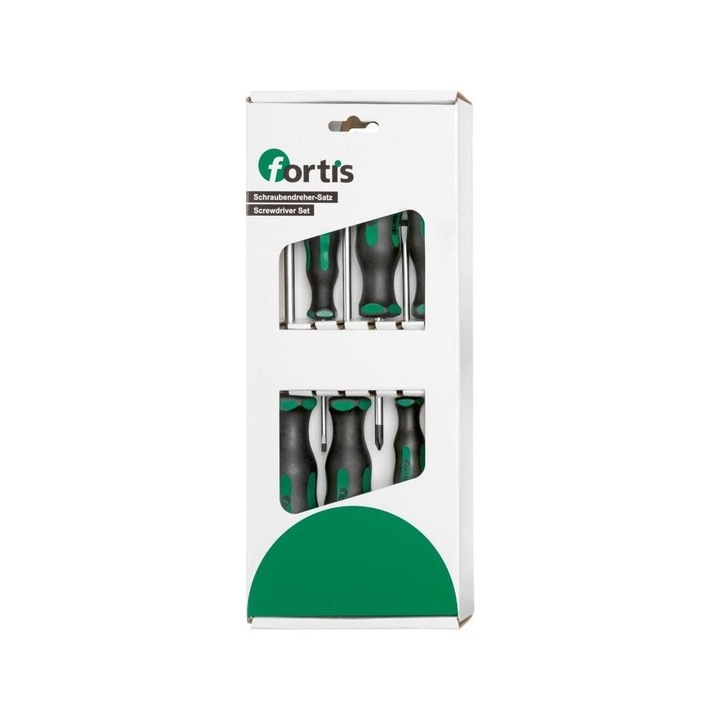 Комплект отвертки PH 6 части Fortis
