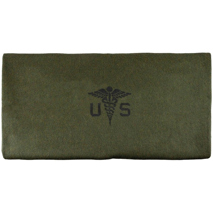 Patura US Blanket, "Medical", OD Green, Replica Armata US, 225 x 155 cm, MFH 32348B