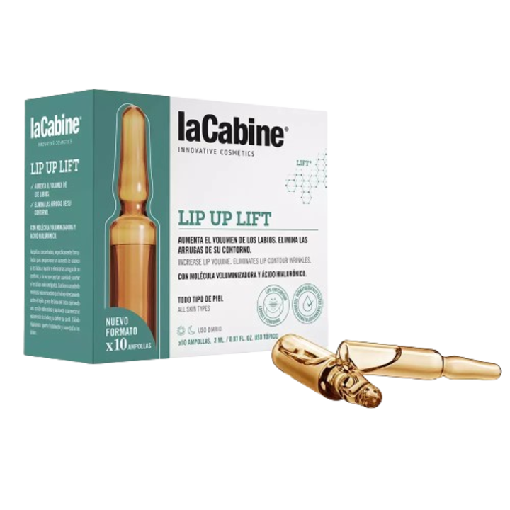 Комплект ампули за лице с обем и контурен ефект за устни, La Cabine, Lip Up Lift, жени, 10 x 2 ml