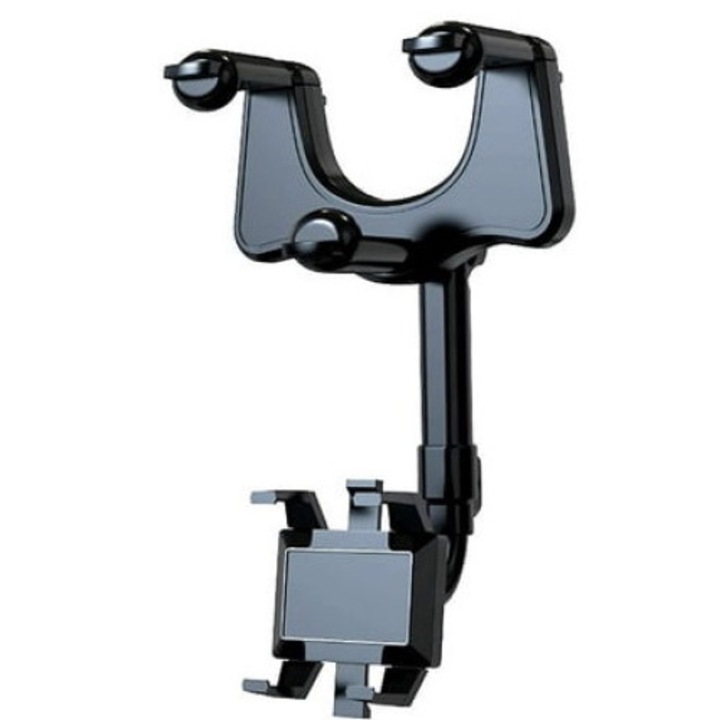 Поставка за телефон за огледалото за обратно виждане Redkid Черна