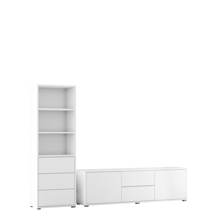 Set de mobilier Alekto 4, MIRJAN24, alb