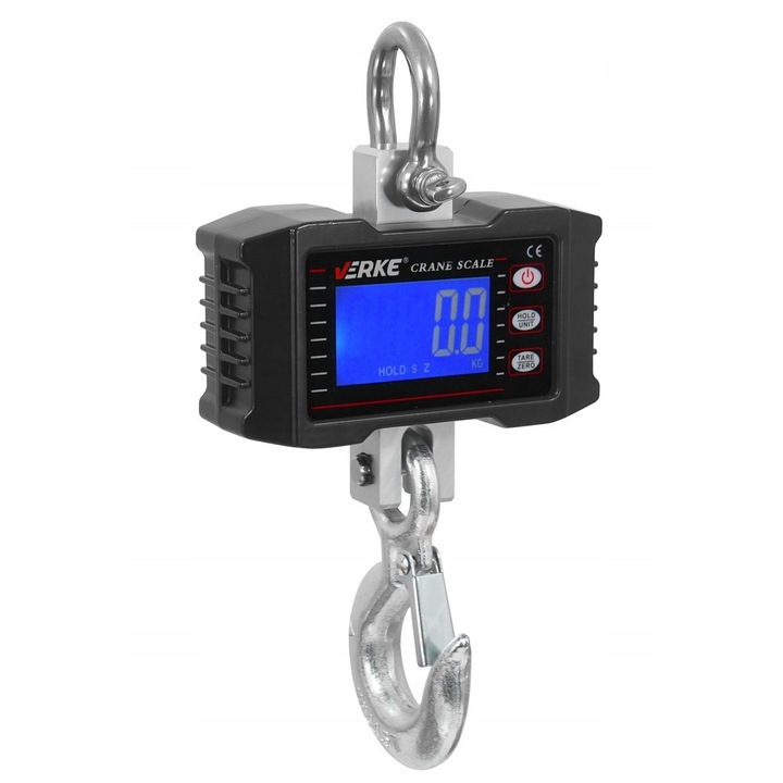 Cantar electronic portabil 1000kg tip macara digital cu carlig si telecomanda (V06125)