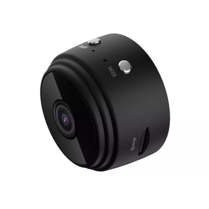 Nut A9 Mini Hd vezeték nélküli kamera, wifi-s, fekete