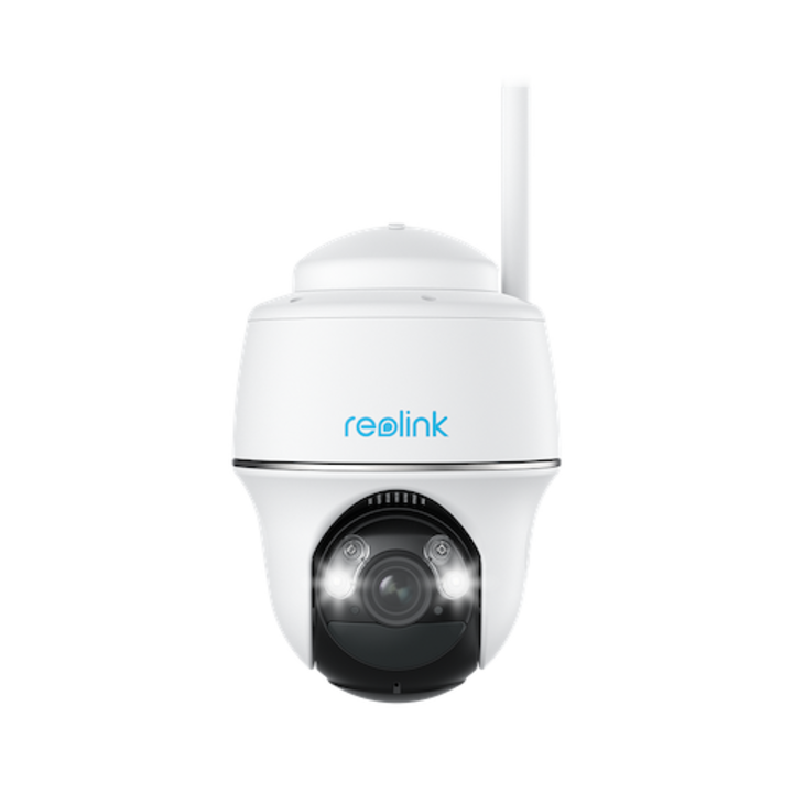 Camera de supraveghere Reolink Argus PT Ultra 4K / 8MP, WIFI, baterie reincarcabila, detectare persoana/vehicul, vedere 360 de grade