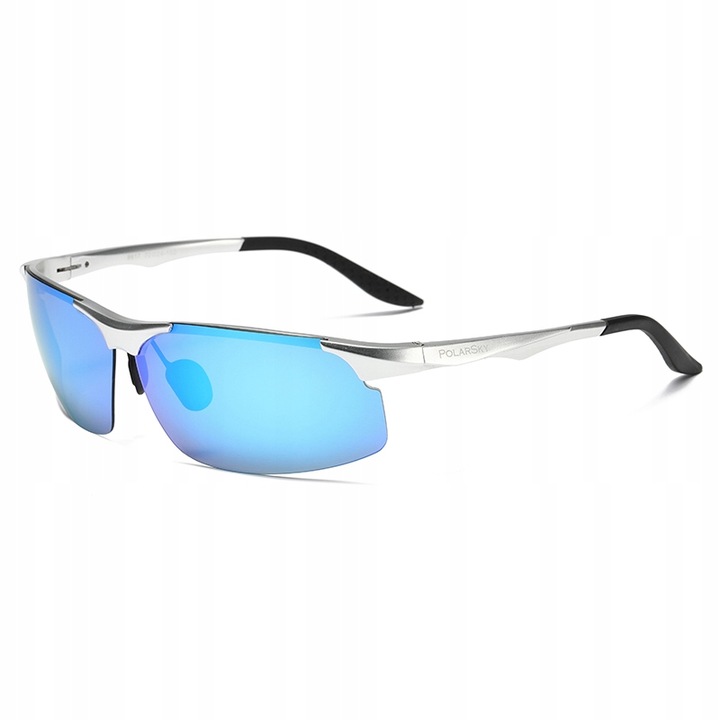 Ochelari de soare, PolarSky, Aluminiu, Filtru UV, Argintiu