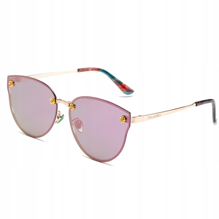 Ochelari de soare, PolarSky, Aluminiu, Filtru UV, Auriu