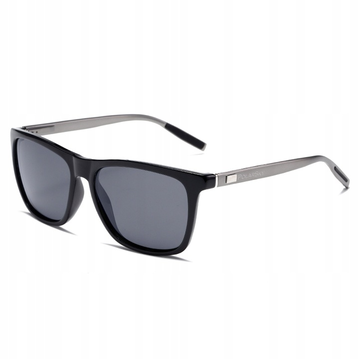 Ochelari de soare, PolarSky, Aluminiu, UV400, Negru