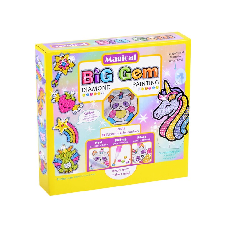 Sweets gyémántszemes kirakó készlet –egyszarvú 25 darabos