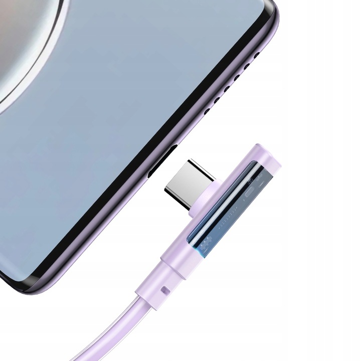 Adat- és töltőkábel, Mcdodo, gyorstöltés USB - USB-C 100W, Apple CarPlay / Android auto / Samsung / iPhone 15 / Plus / Pro / Max / Xiaomi / Oppo, 2M, Lila