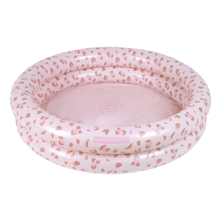 Piscina gonflabila pentru copii, Swim Essentials, Old Pink Panther, 100 cm, 1+ ani, 60 litri, 2 inele