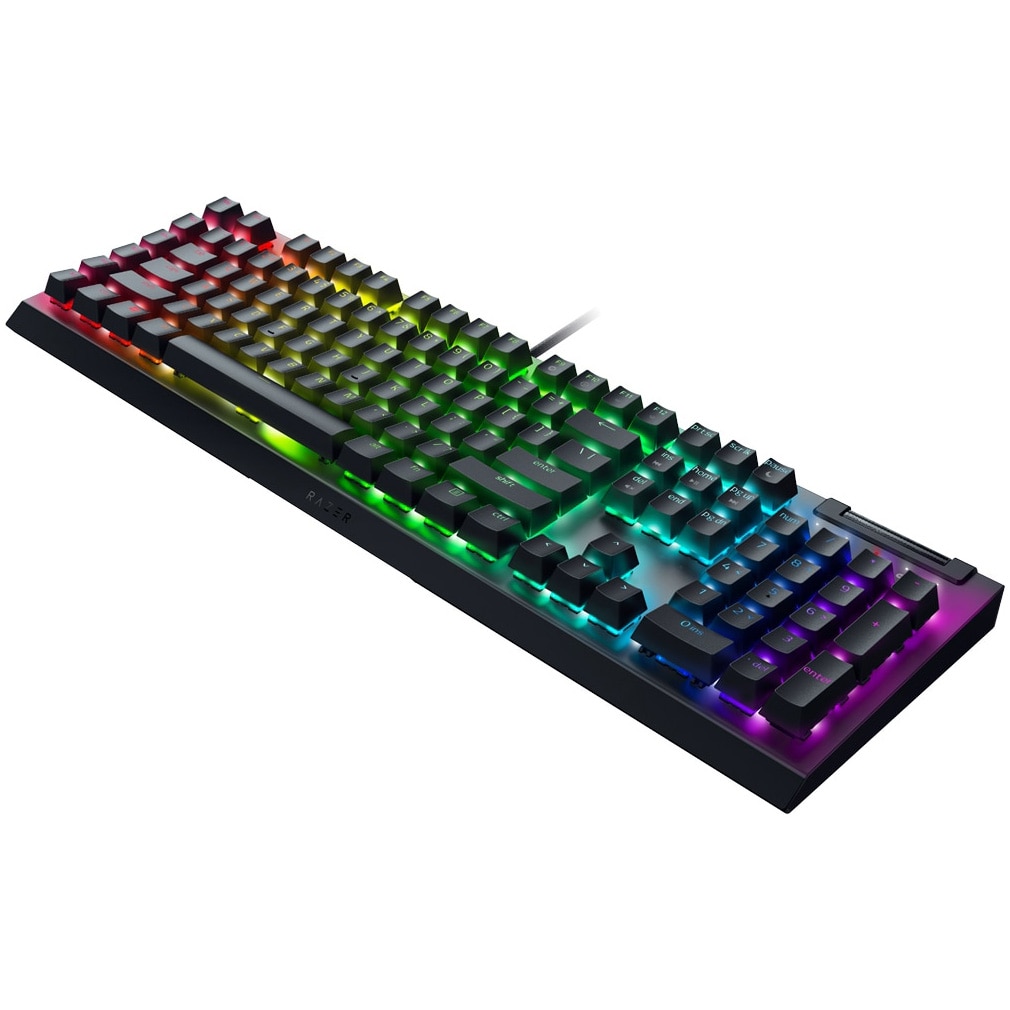 Tastatura mecanica gaming BlackWidow V4 X (Green Switch), layout