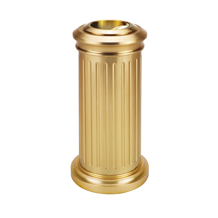 Кош за пепелник, златен, PRH-1GAL2023, 7л