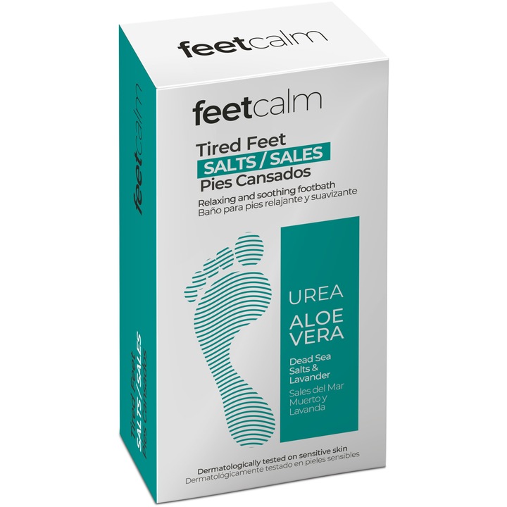 Sare de baie Feet Calm pentru picioare obosite, 200 gr