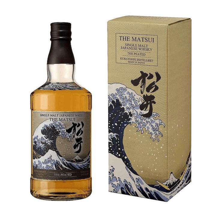Matsui Peated Single Malt japán whisky 0,7 dd 48%