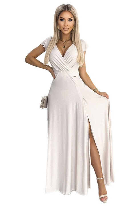 Női estélyi ruha, Numoco, Crystal, bézs, L INTL