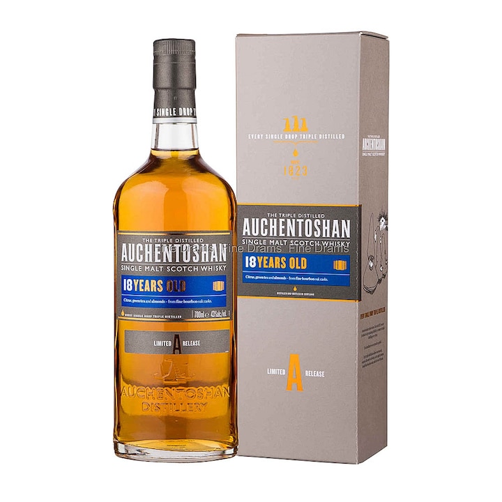 Auchentoshan 18 éves skót whisky 0,7 pdd 43%