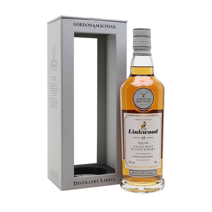 Linkwood 15 éves Gordon&MacPhail whisky 0,7 46%