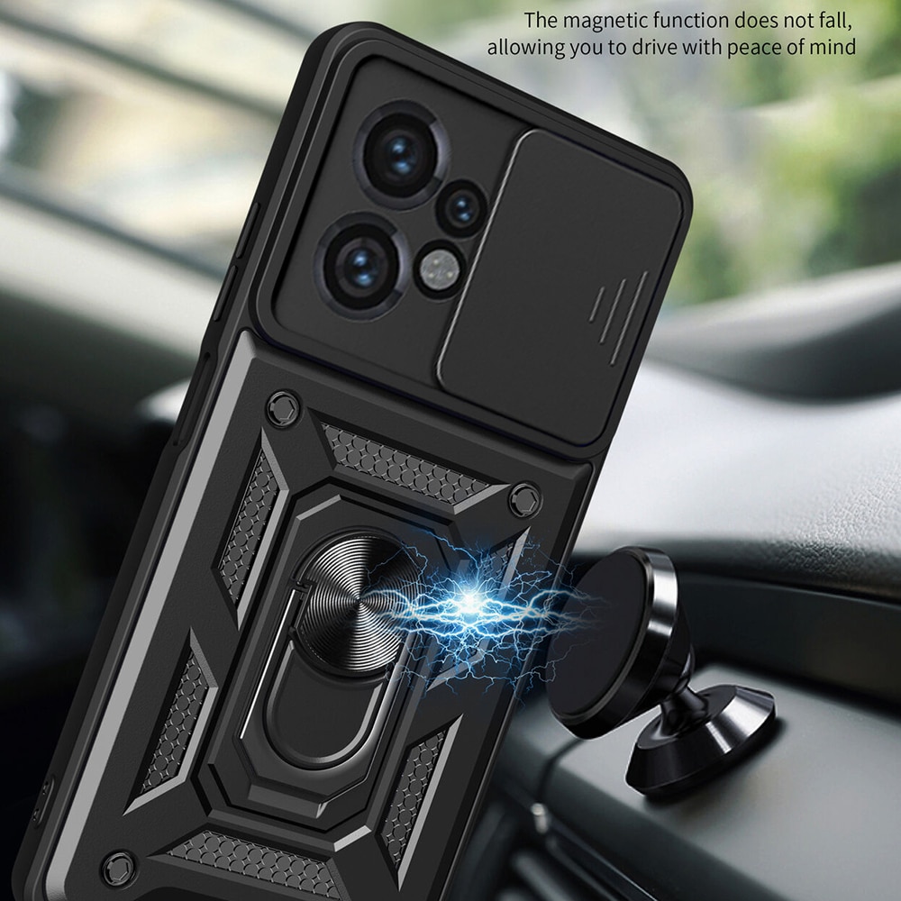 Husa pentru Motorola Moto G04 / Moto G24 - Seria Techsuit Camshield - Neagra