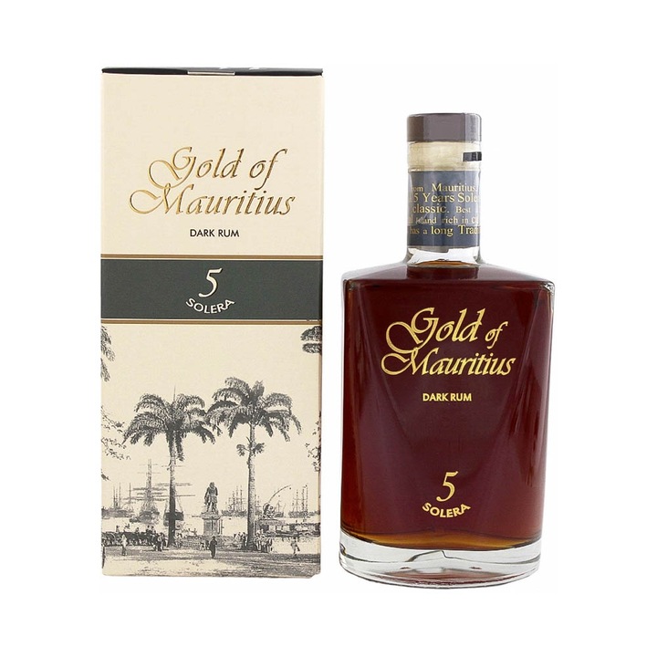 Gold of Mauritius Dark Solera 5 Rum 0-7 dd 40%