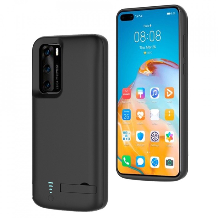 Huawei P40 Pro tok 4800mAh akkumulátorral - Techsuit Power Pro - fekete