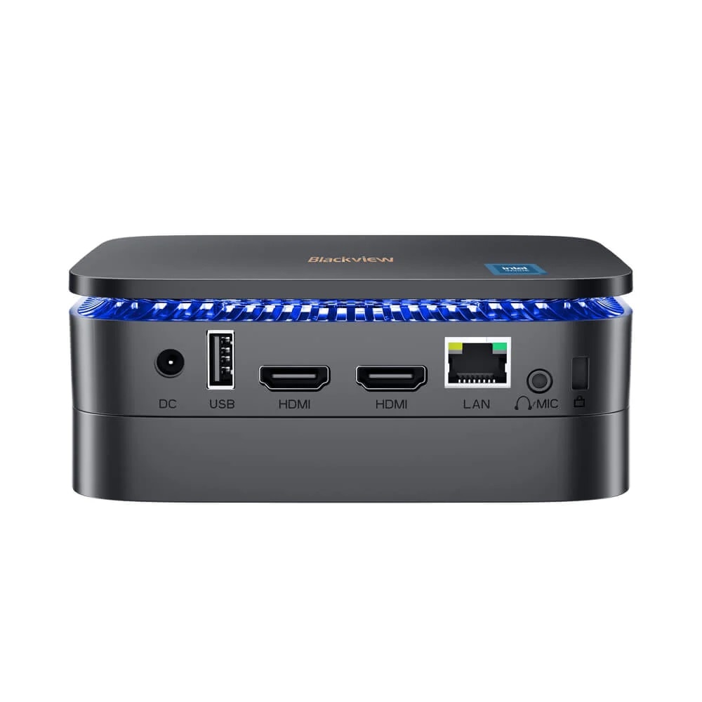 Blackview ミニPC MP60 N5095 16GB 512GB BlackView MP60 Blue Mini PC (Celeron Quad Core Ν5095/16GB DDR4