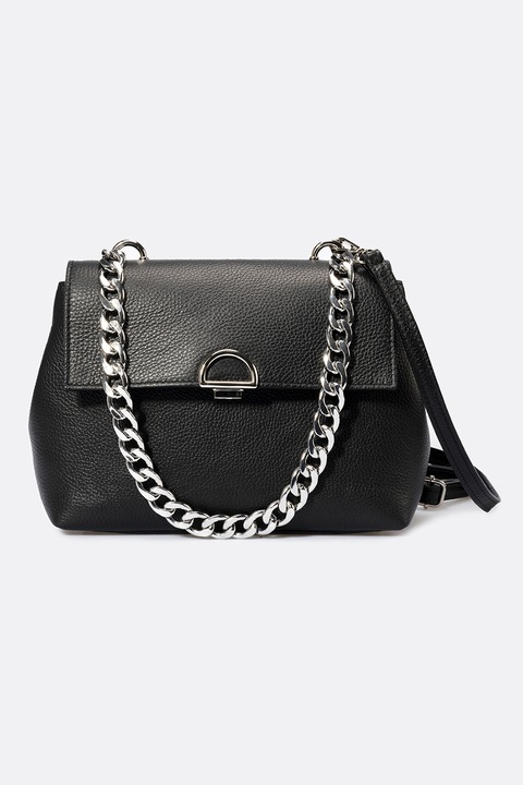 Massimo Castelli, Bőrtáska láncfogantyúval, Fekete