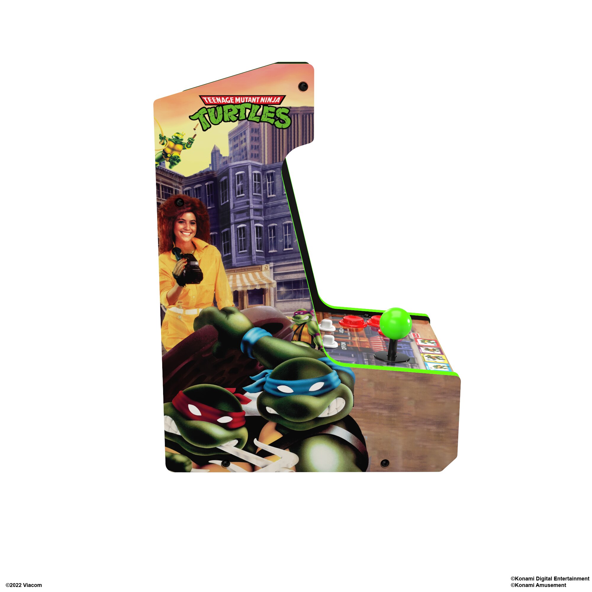 Consola 2 jocuri ARCADE1UP, Teenage Mutant Ninja Turtles