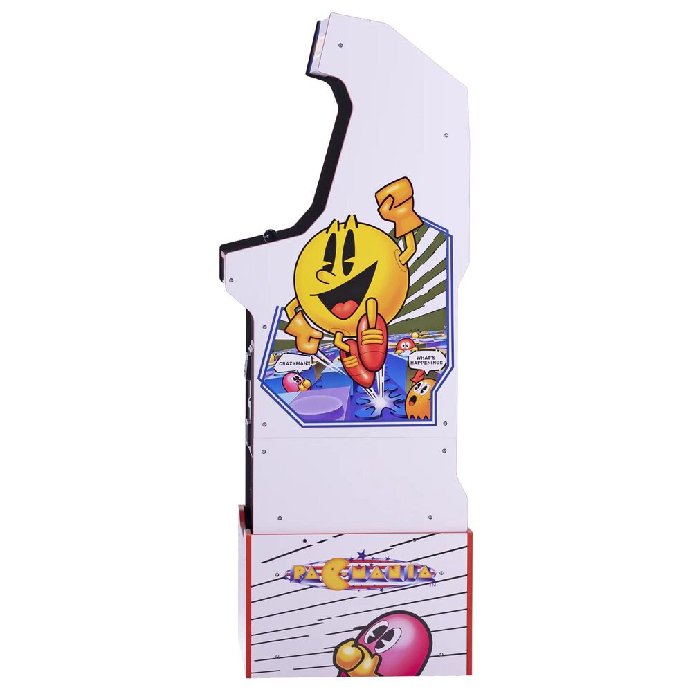 Consola verticala 14 jocuri ARCADE1UP, BANDAI NAMCO LEGACY™, H 146 cm, single player, iluminare Marquee, grafica originala, display color 17 inch, online leaderboards, difuzor extern, multicolor