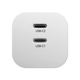 Adaptor de perete GaN Dual USB-C 35W, NEXT ONE