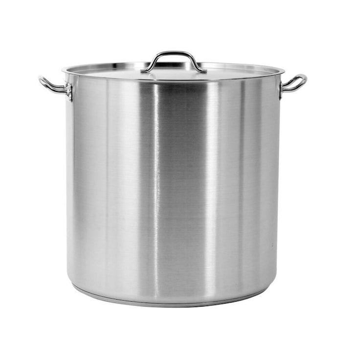 Висока тенджера с капак, професионална употреба Yato Gastro 50x50 см, хранителна неръждаема стомана, 98,2 л