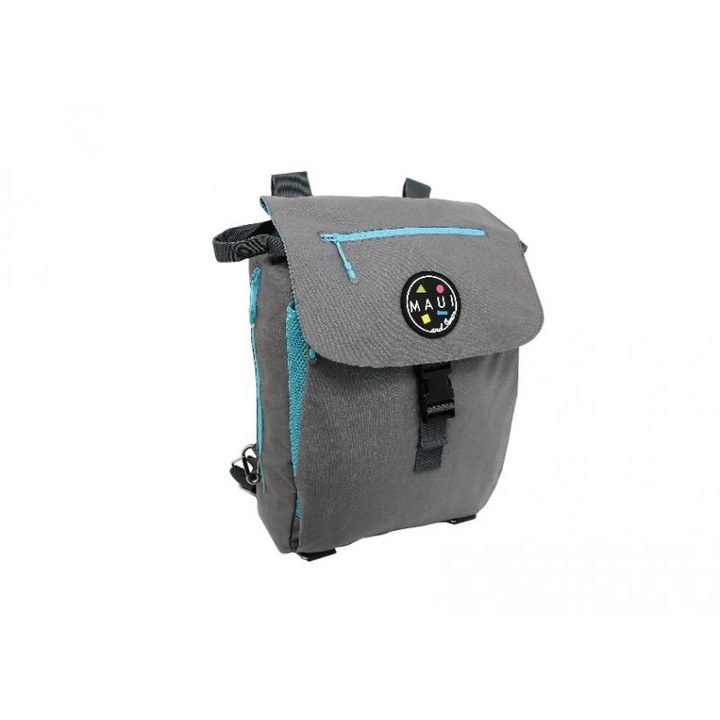 Maui&Sons strandtáska, 25 literes, laptop rekeszes, Szürke, sima