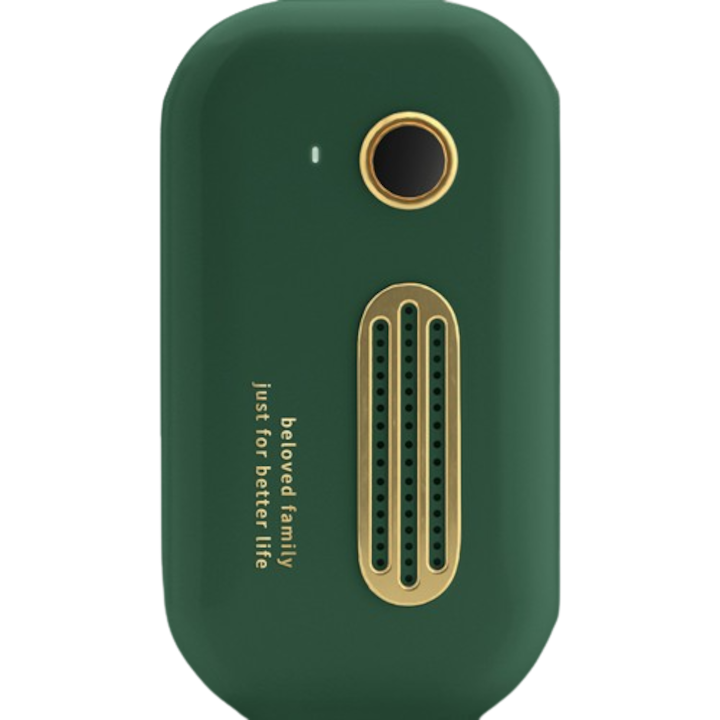 Odorizant Frigider, Jaskus®, 1200 mAh, USB, 0,3W, Sterilizare cu Ozon, Reutilizabil, Verde