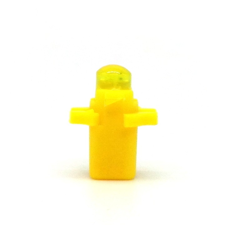 Set 6 becuri auto motoLEDy LED B8.5 COB CANBUS 12V Galben