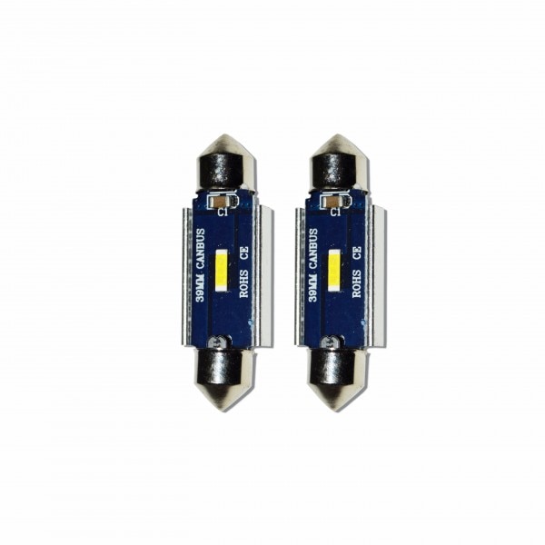 2 STCK. 3 SMD LED 39 Mm 239 272 CANBUS KEIN FEHLER XENON WEISS