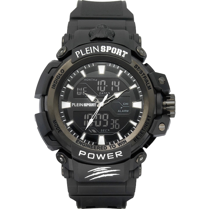 Мъжки часовник Plein Sport PSNBA0123, Кварц, 50mm, 5ATM