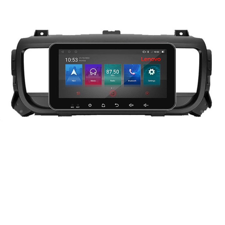 Navigatie dedicata Lenovo Citroen Jumpy Toyota Proace Peugeot Traveller I-jumpy16 4+64, Ecran QLED 10.33", Octacore, 4Gb RAM, 64Gb Memorie, 4G, 360, DSP, Carplay, Bluetooth