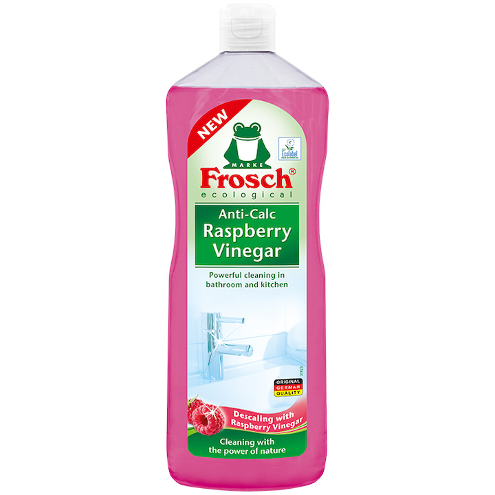 Detergent ecologic anticalcar universal, cu otet zmeura, Frosch, 1l