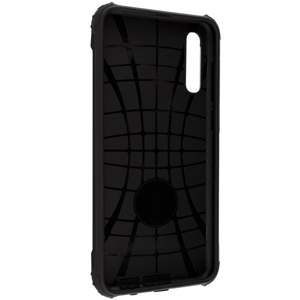 Husa pentru Samsung Galaxy A70s A707 / A70 A705, Techsuit, Hybrid Armor, Neagra